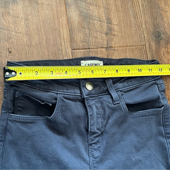 L’AGENCE Margot High Rise Skinny in color: Stingray-Size: 24 - Picture 9 of 11